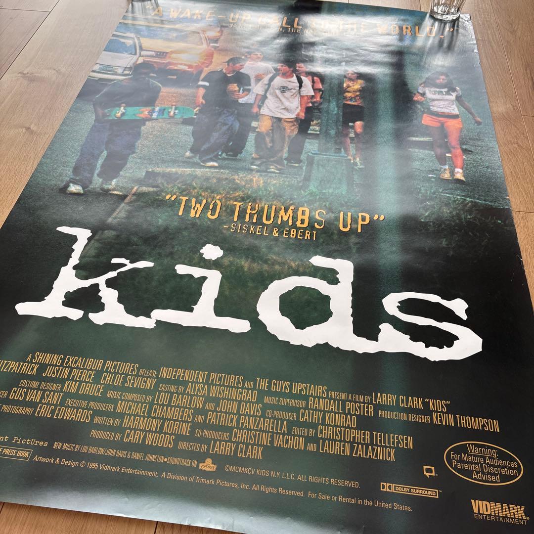 1995「Kids」US版ポスター 1シート　ラリークラーク　ハーモニー・コリン