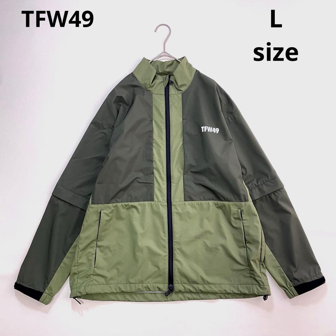 6487 TFW49 ジップアップジャケット　レインウェア　ナイロン