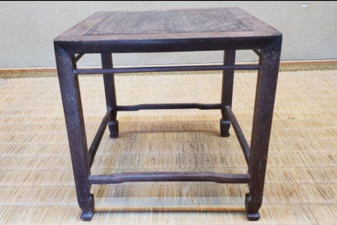 花台　中卓　正方　盆栽飾り台 山野草飾り台　本格作り　21センチ