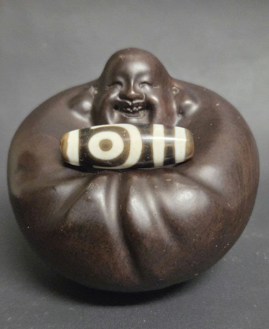 082　天珠　正統派　二眼天珠　dzibeads！