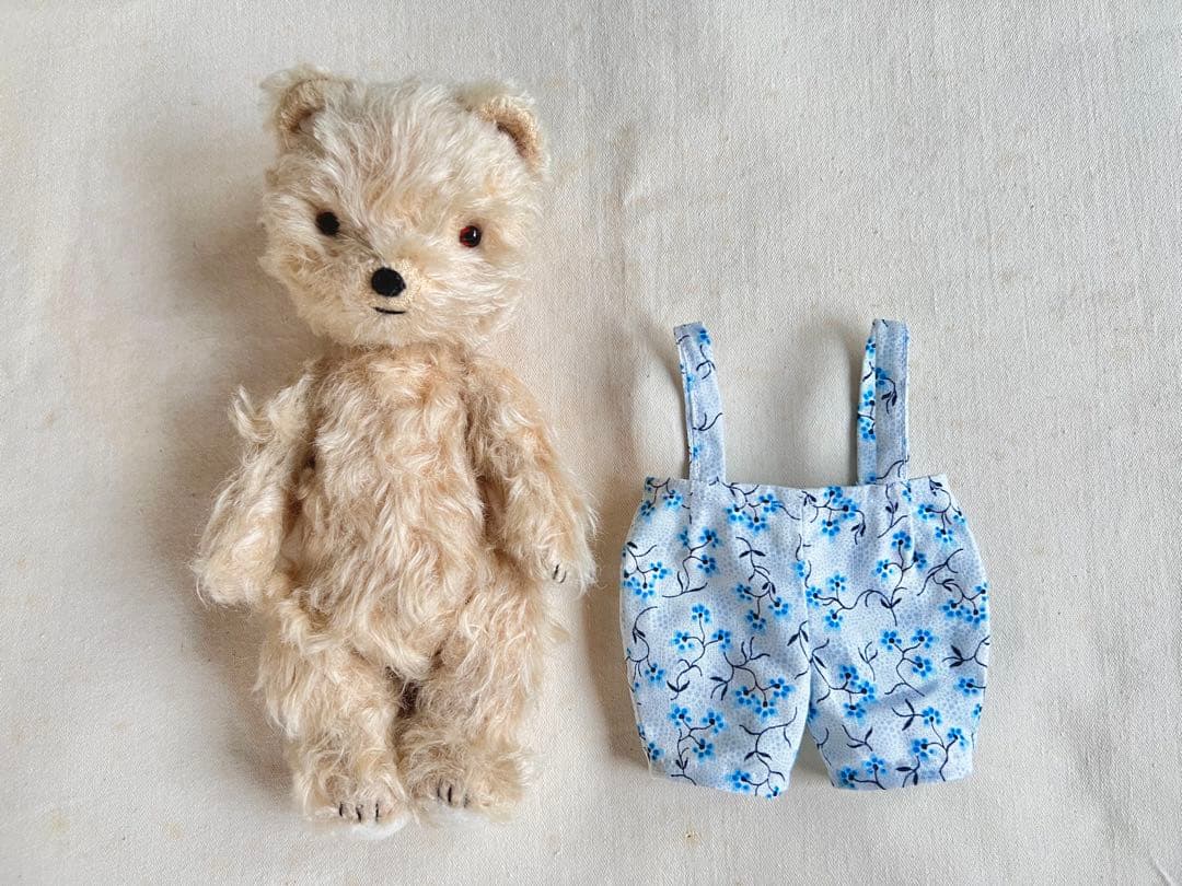 作家様　くまのぬいぐるみ　作家様　サロペット