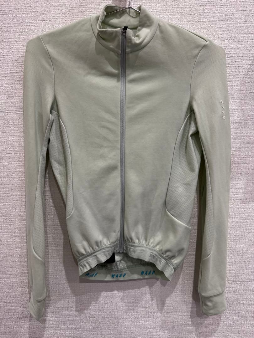  レディース長袖ジャージ S ライトグリーン