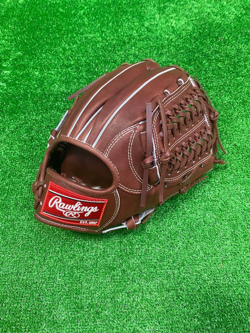 【新品】 Rawlings 右投げ用 グローブ ブラウン