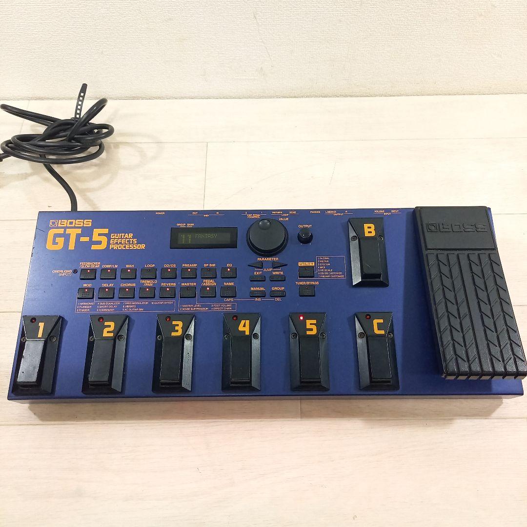 電池交換済み◎BOSS ギターマルチエフェクター GT-5 ボス