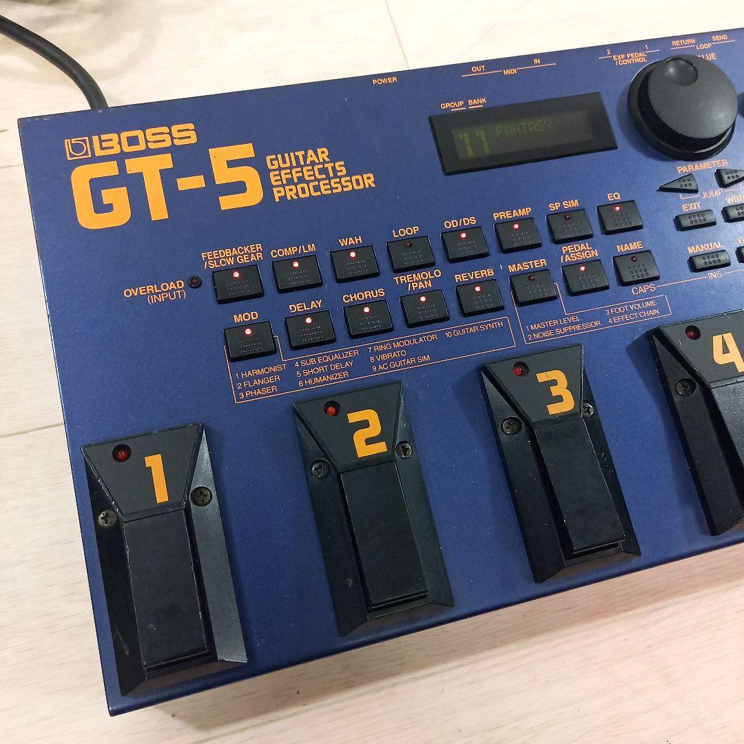 電池交換済み◎BOSS ギターマルチエフェクター GT-5 ボス