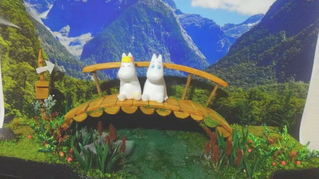 １7777円～値下げ❗ムーミン谷✨フィギュア展示用✨ジオラマ✨３５㎝✨限定１品❗