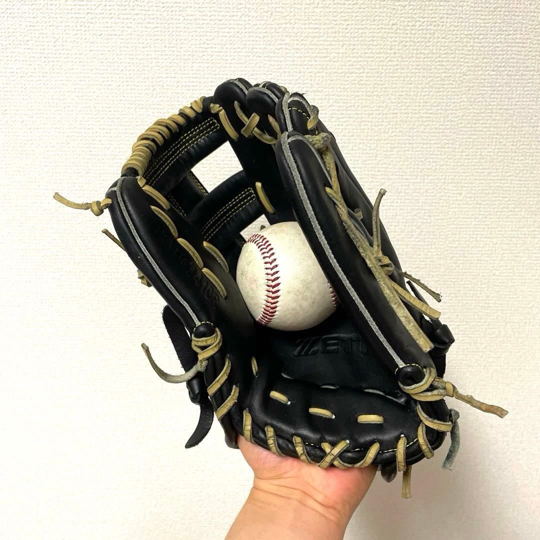 387 ZETT 型抜群 即戦力 軟式 内野手用グローブ