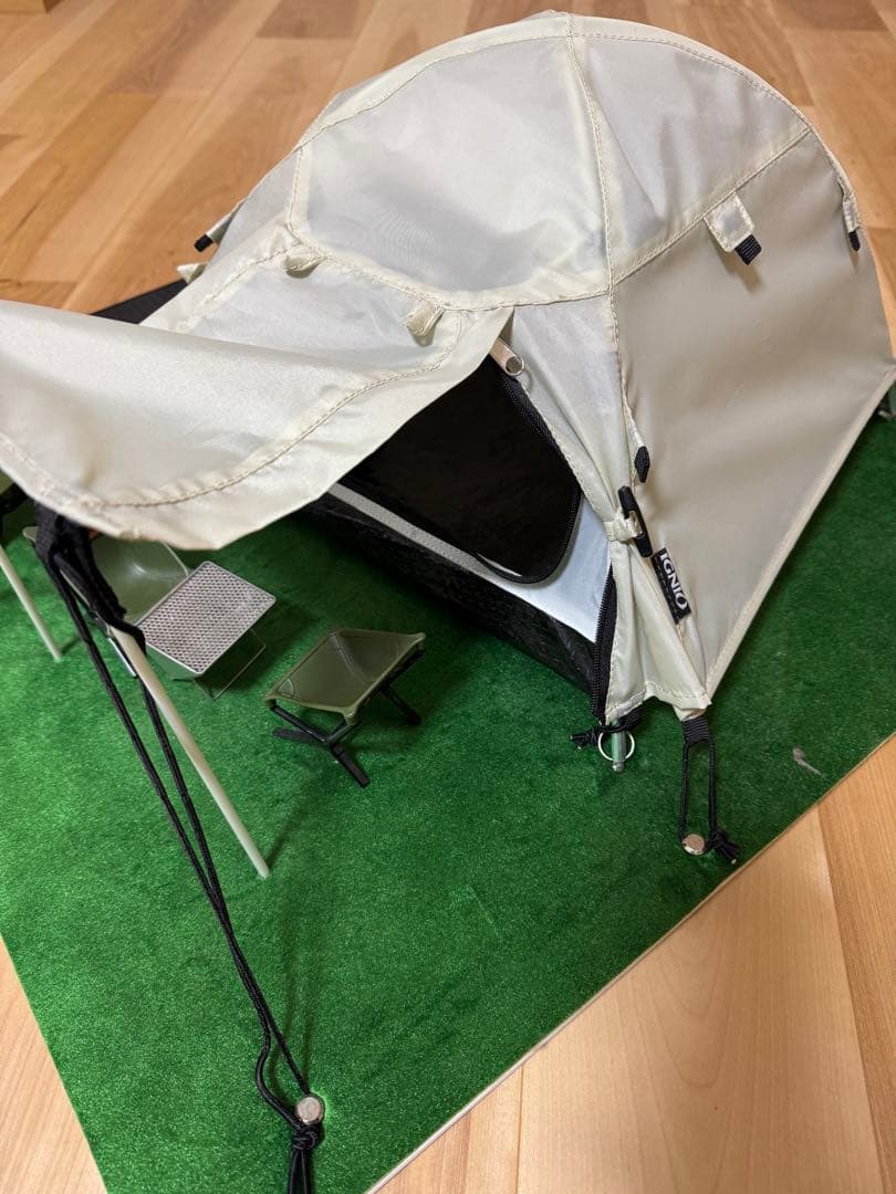 IGNIO イグニオ ミニチュアテント 12/1 セット ミニチュアハウス