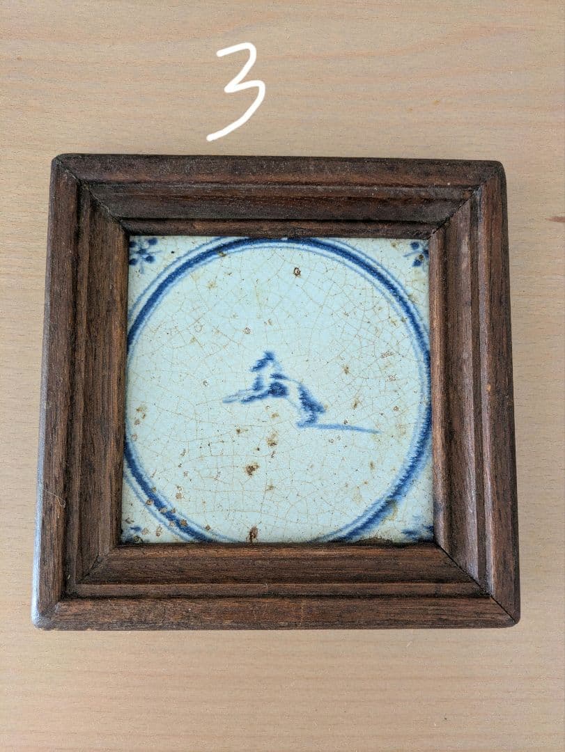 アンティークデルフト焼タイル 3