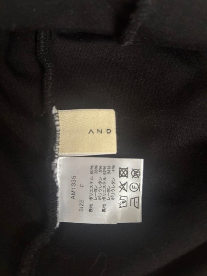正規品Claire set tops black andmary アンドマリー