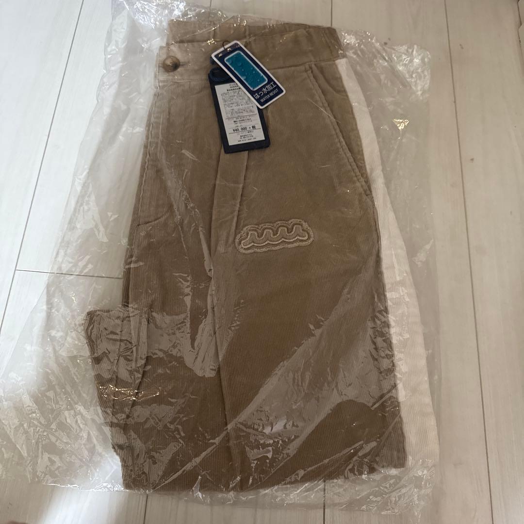 Muta marine ムータ　ベージュ 水はじき加工 メンズパンツ