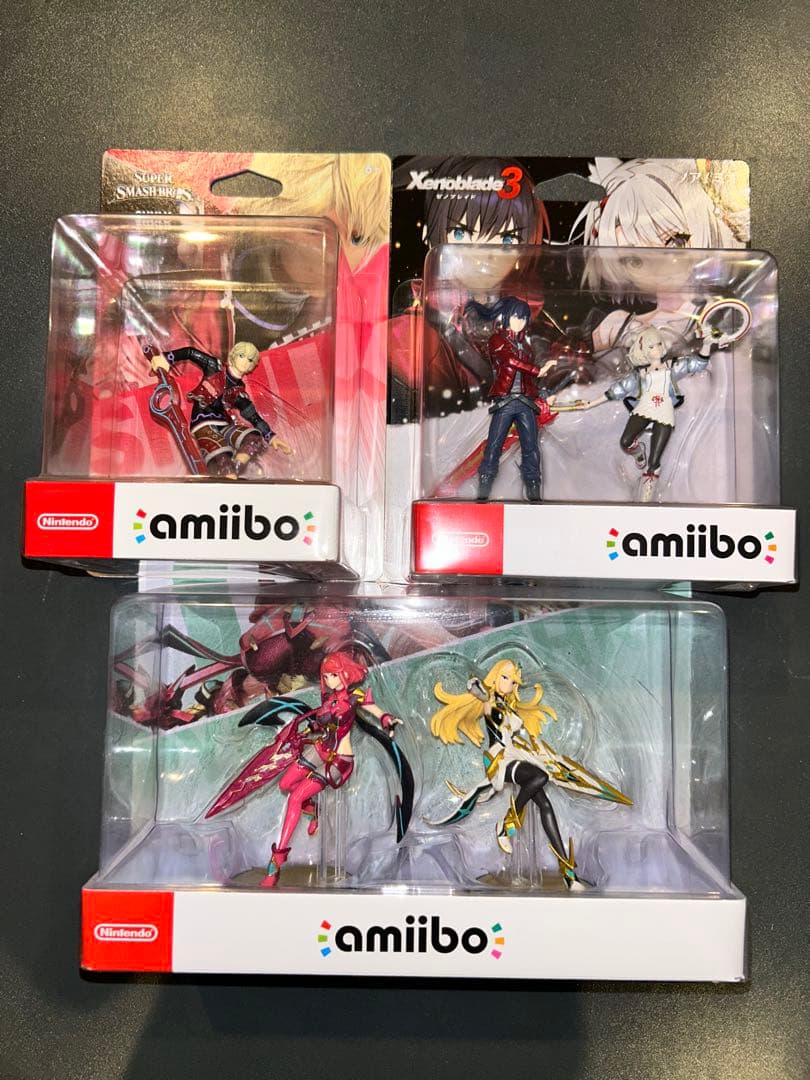 【新品未開封】【セット販売】amiibo ホムラ/ヒカリ、ノア/ミオ、シュルク