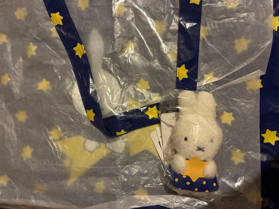 2点セット　横浜限定　星柄トートバッグ チャームmiffy collection