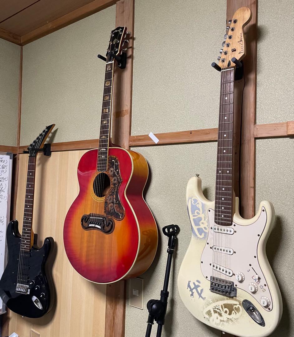 エレキギター２本セット　アコステックギタービンテージ