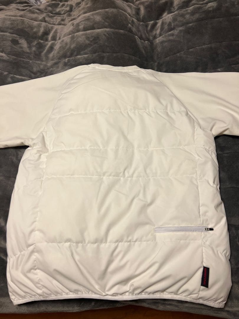 BRIEFING ホワイト ダウン ジャケット TAION サイズL