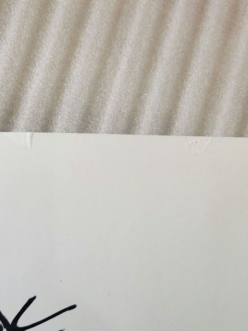 水森亜土　版画　和紙　あちきは～ん　オリジナルピンク額　最終価格