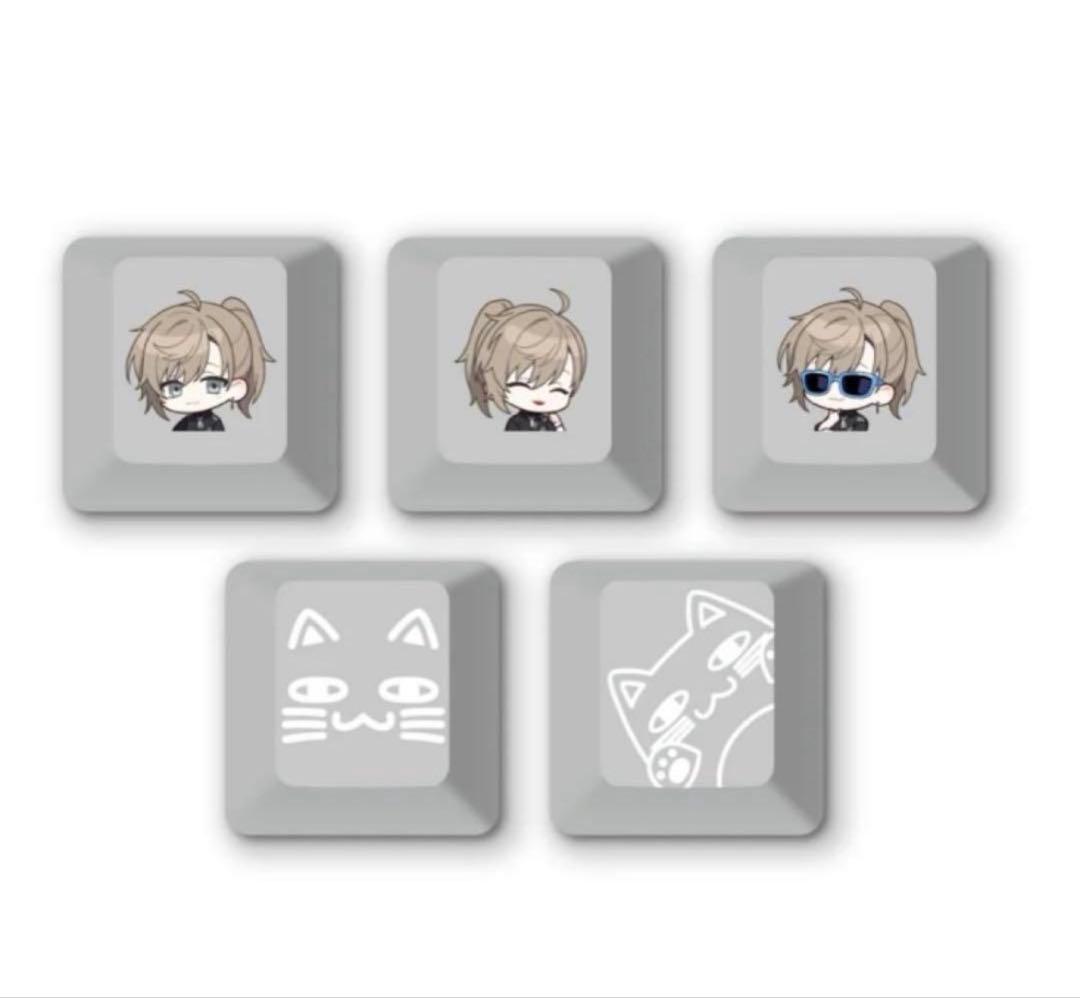 にじさんじ 叶 ふもコレ マウスパッド+キーキャップ+キーボード