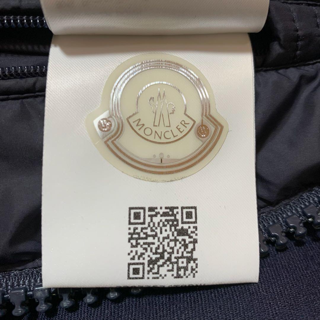 【鑑定済】モンクレール　 モンジュネーブル　ネイビー　1 クリーニング5D110