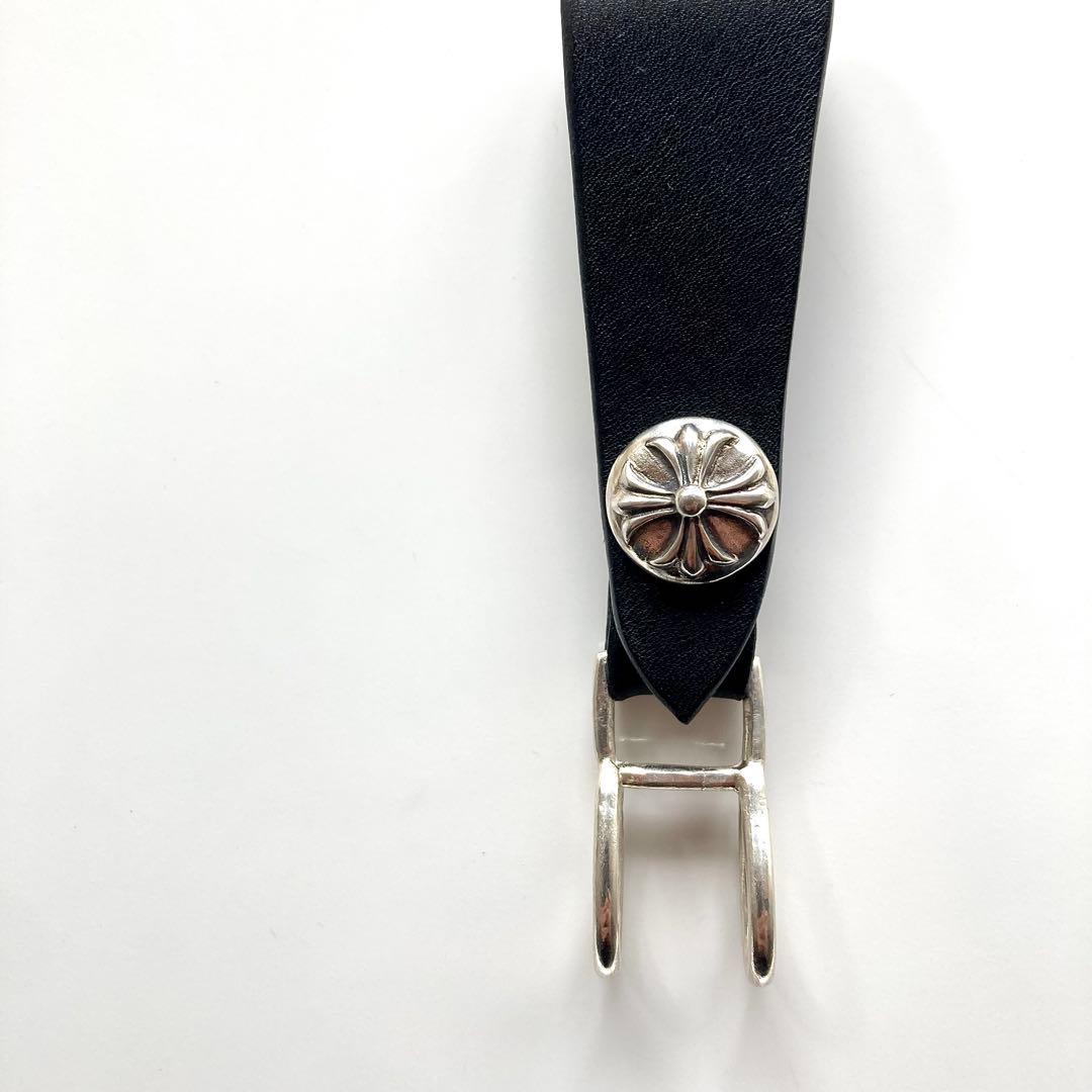 新春セール開催中！シルバー925 クロスボール　レザーベルト　BWL