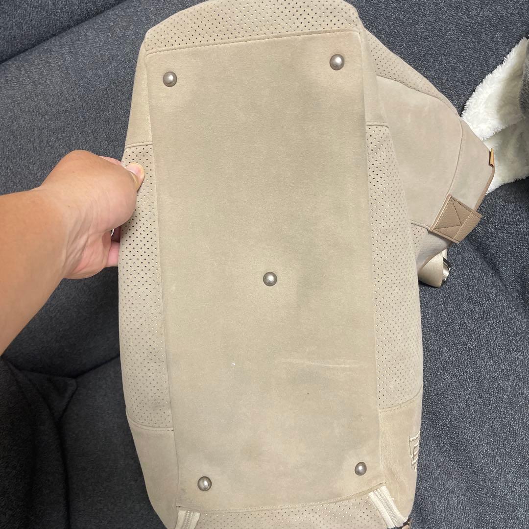 ビームスゴルフ　スウェード　ボストンバッグ