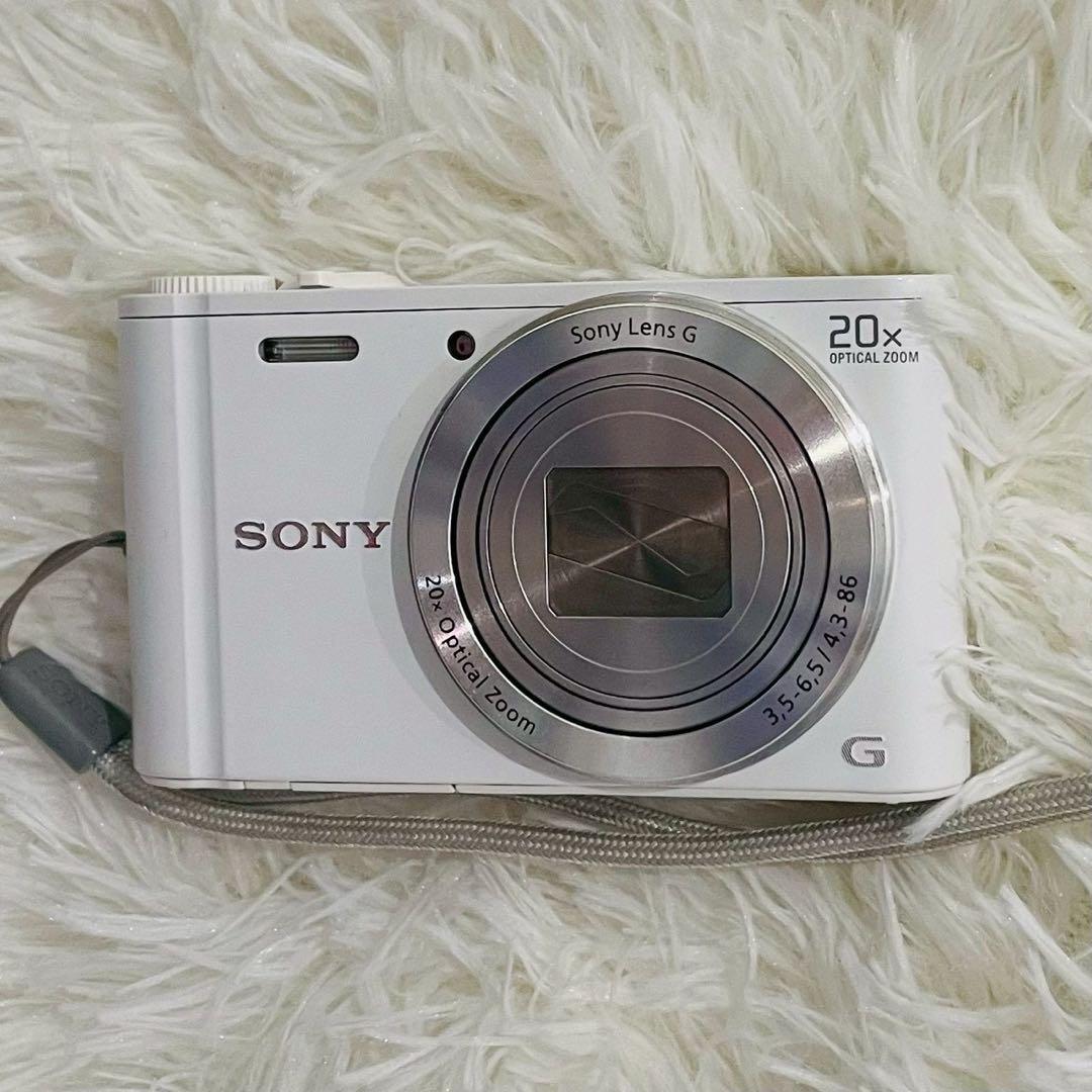 【美品】動作確認済 SONY Cyber-shot ホワイト DSC-WX300