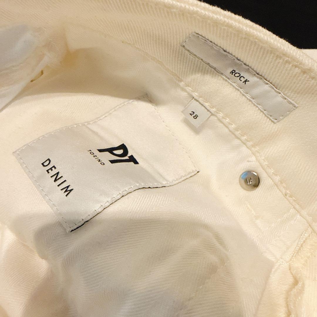 PT TORINO DENIM ホワイト 28