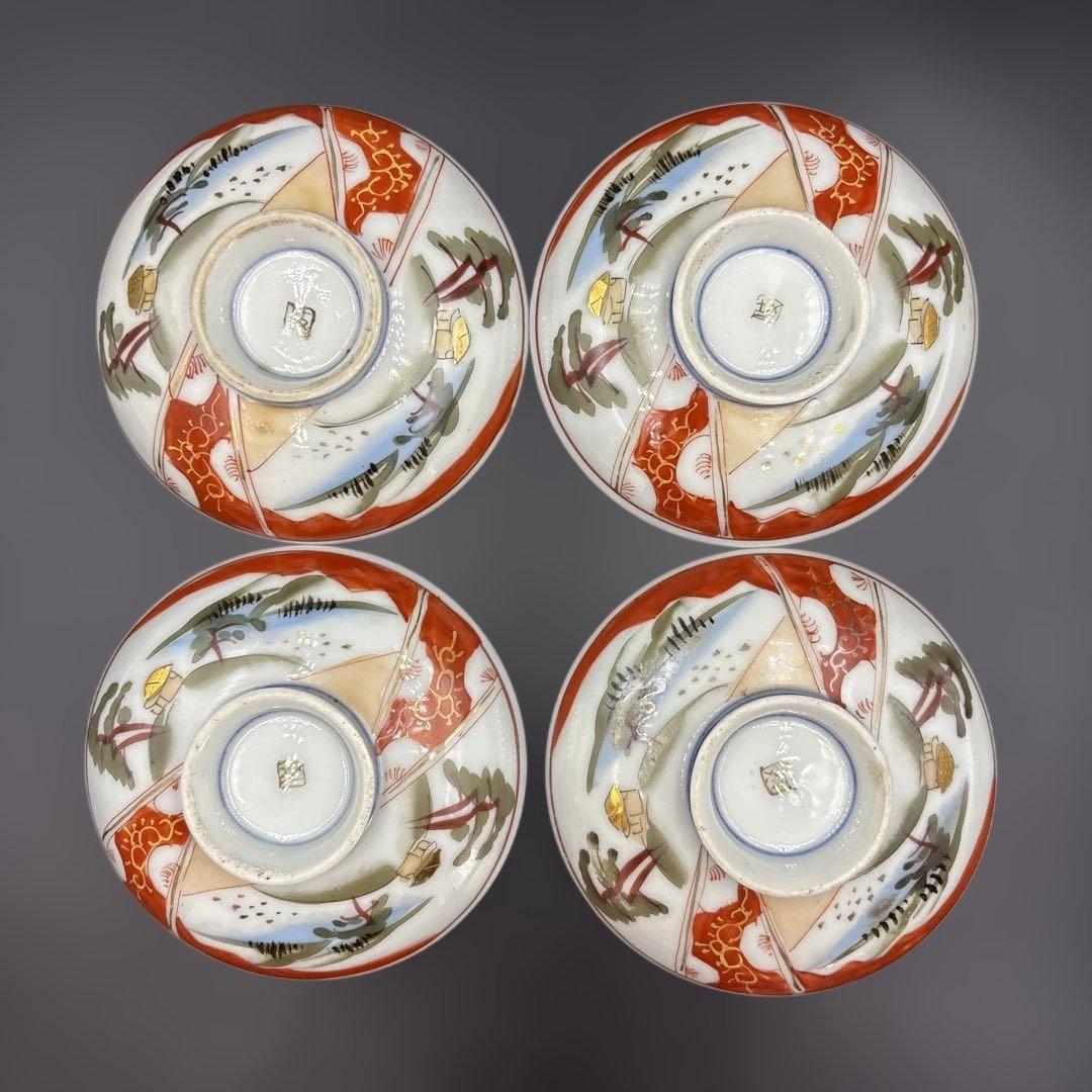 蓋付き茶碗　飯椀　古伊万里　時代物　4客