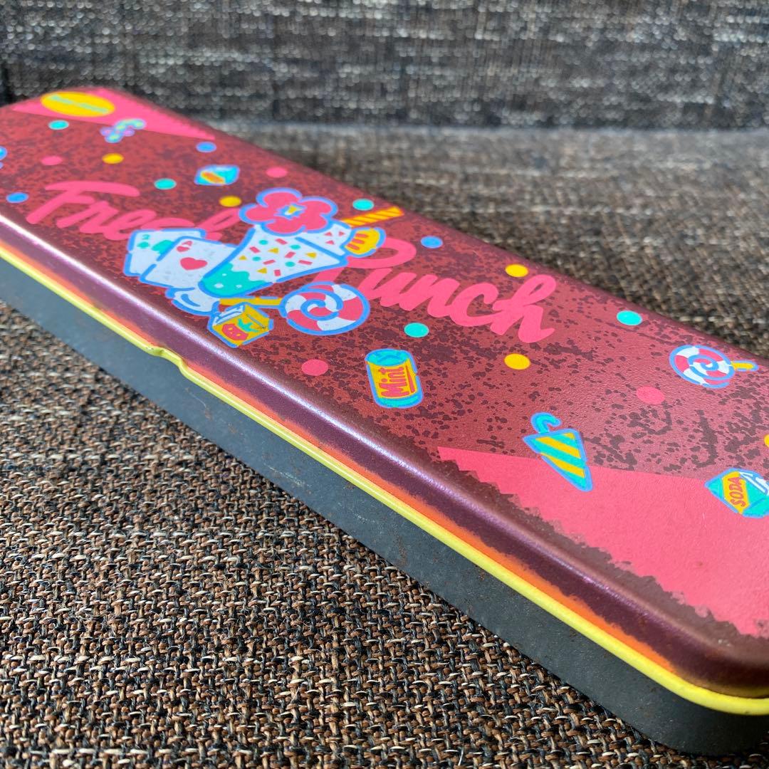 レア サンリオレトロ フレッシュパンチ 昭和 ペンケース 当時物