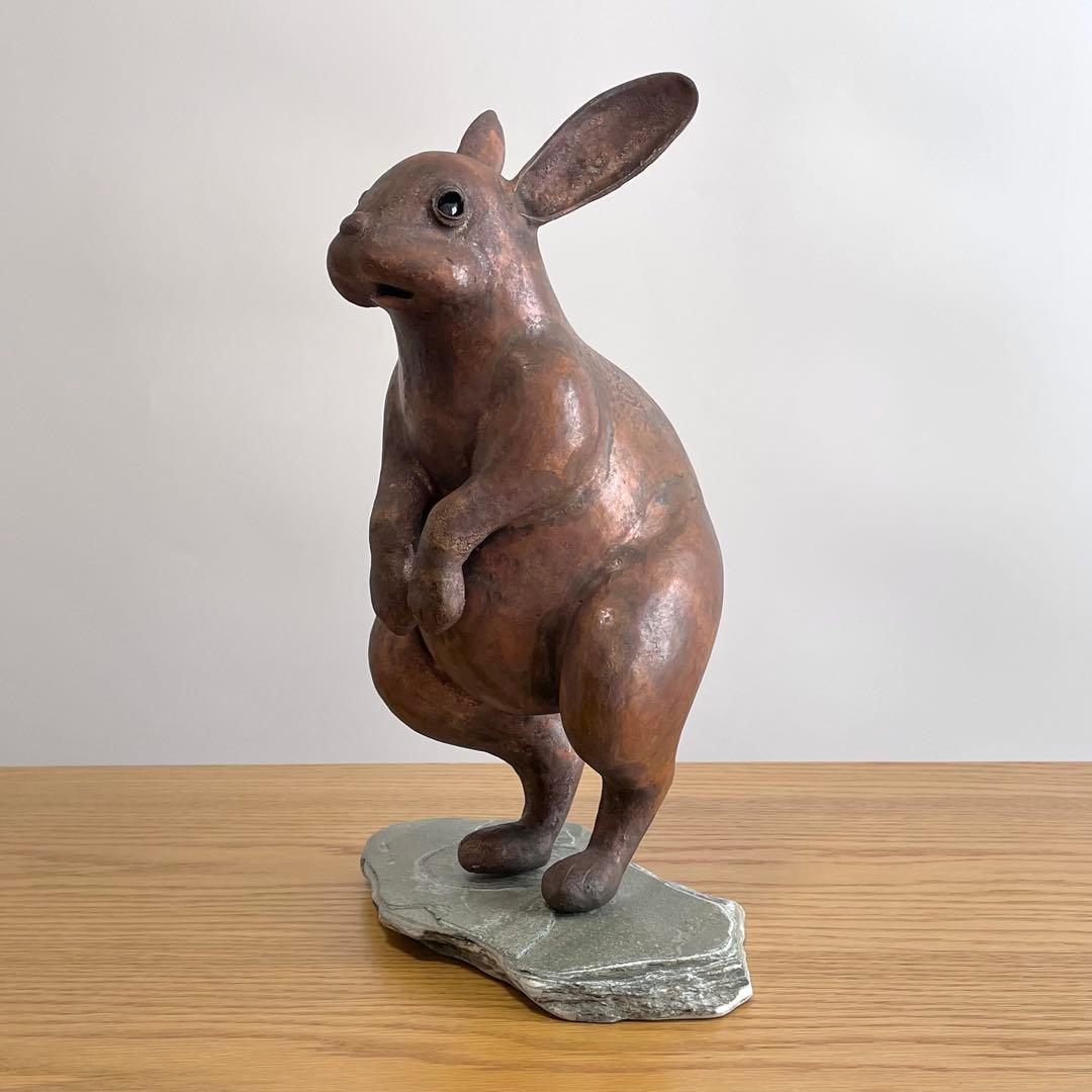 土屋陽太 鍛金 金工美術 一点もの うさぎ 兎 造形作家 オブジェ 金属工芸