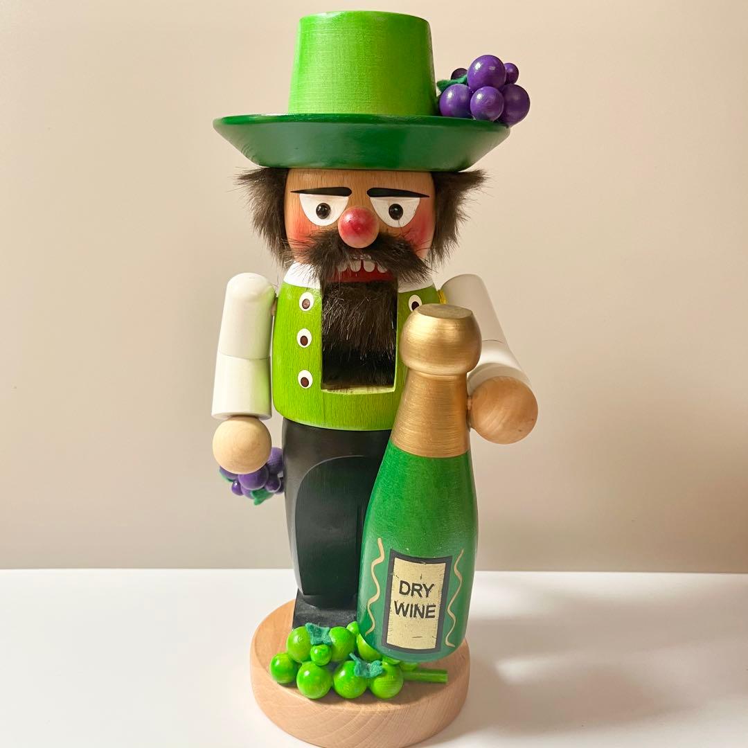 ドイツ STEINBACH シュタインバッハ くるみ割り人形 ワイン ぶどう