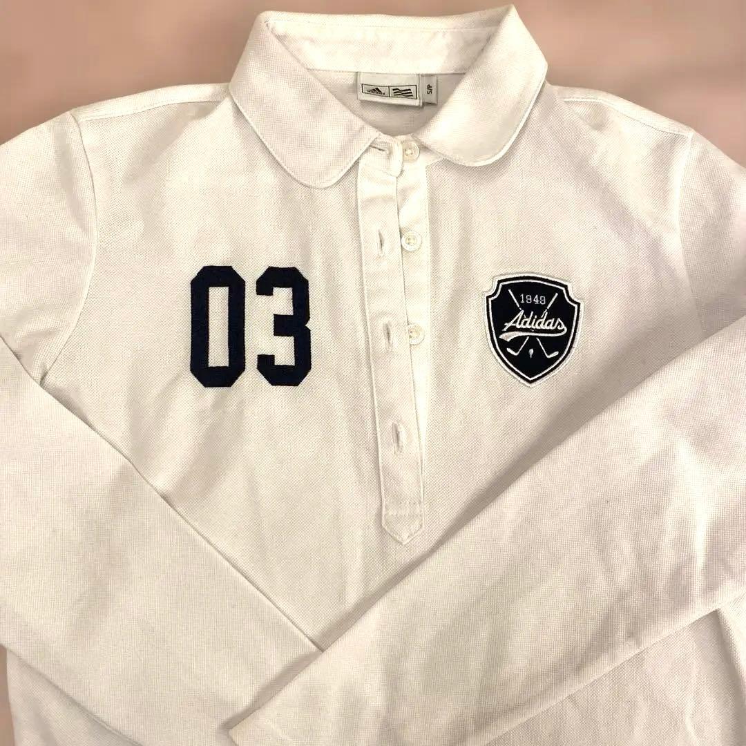 Adidas ホワイト ポロシャツ 03