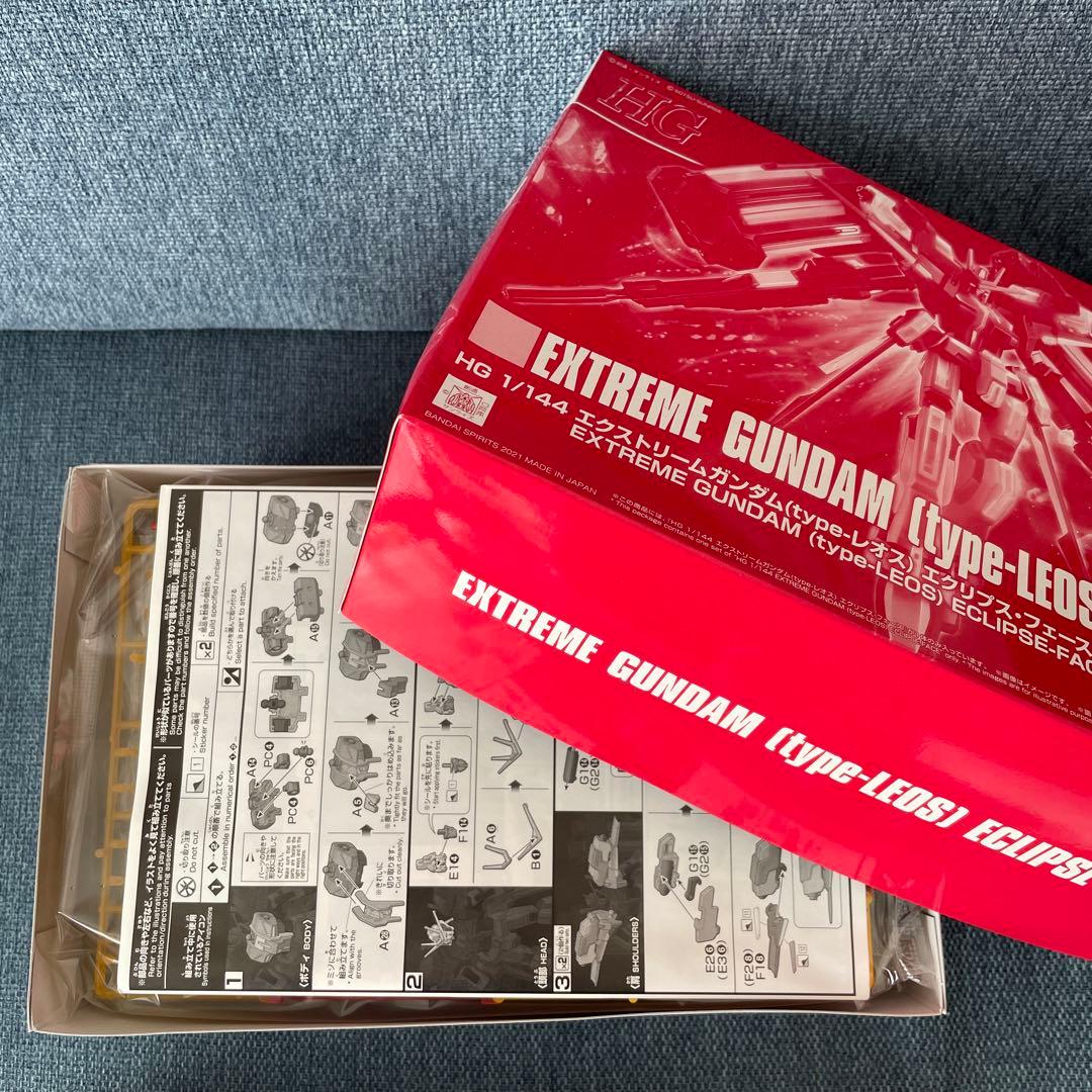 新品HG1/144エクストリームガンダム/エクリプス•フェース/オプションセット