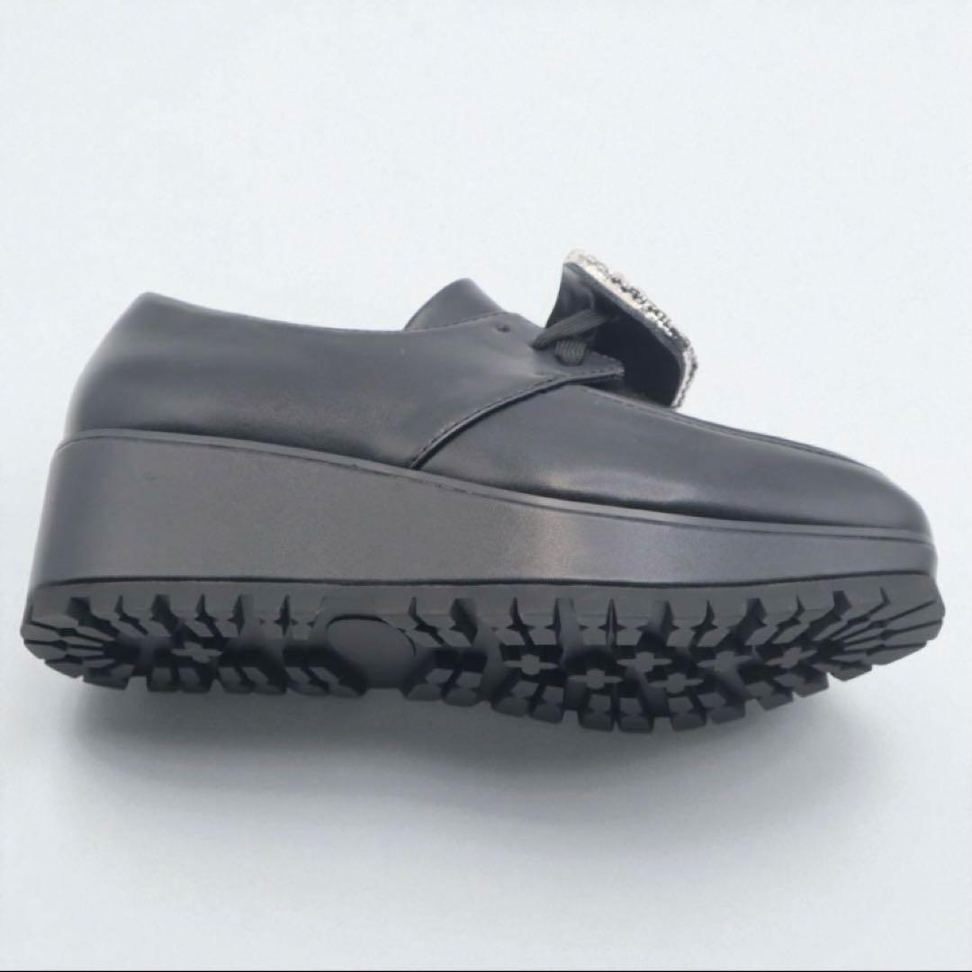 新品　セルフォード　ローファー　厚底　黒　2161