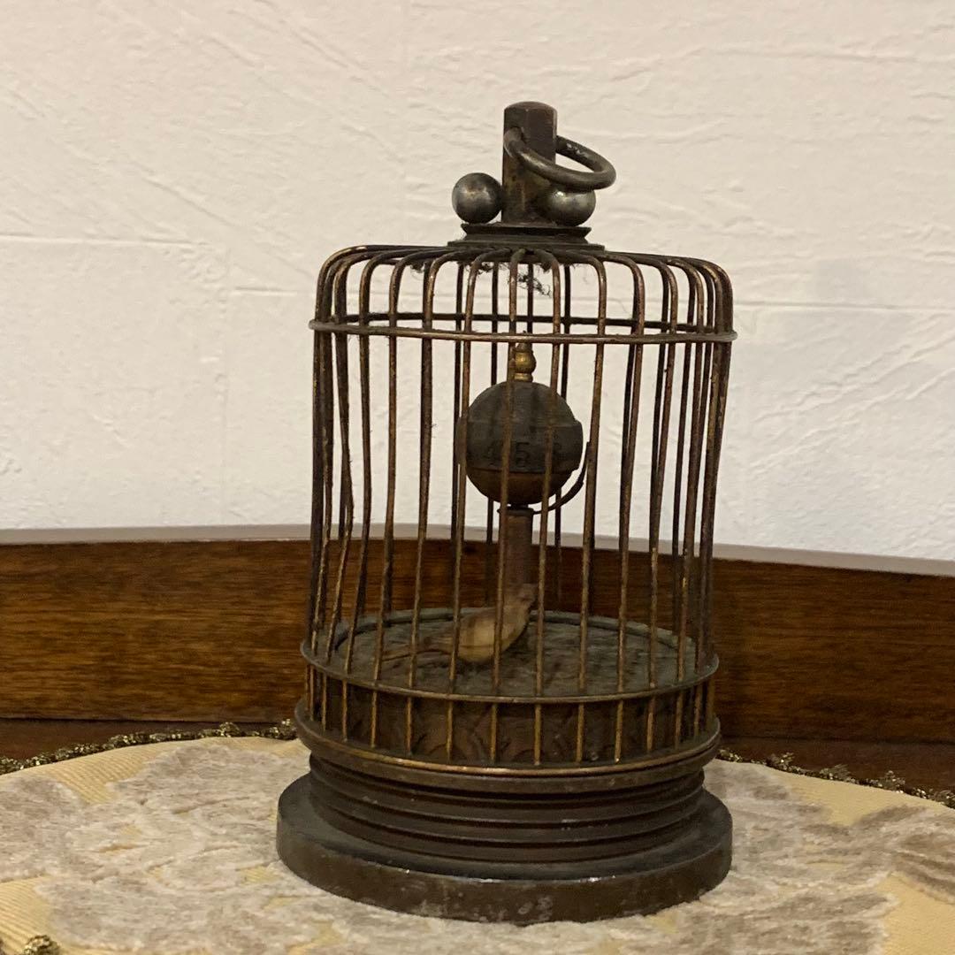 稀少❗️戦前 手巻き時計 鳩時計 置き時計 アンティーク時計 ビンテージ時計