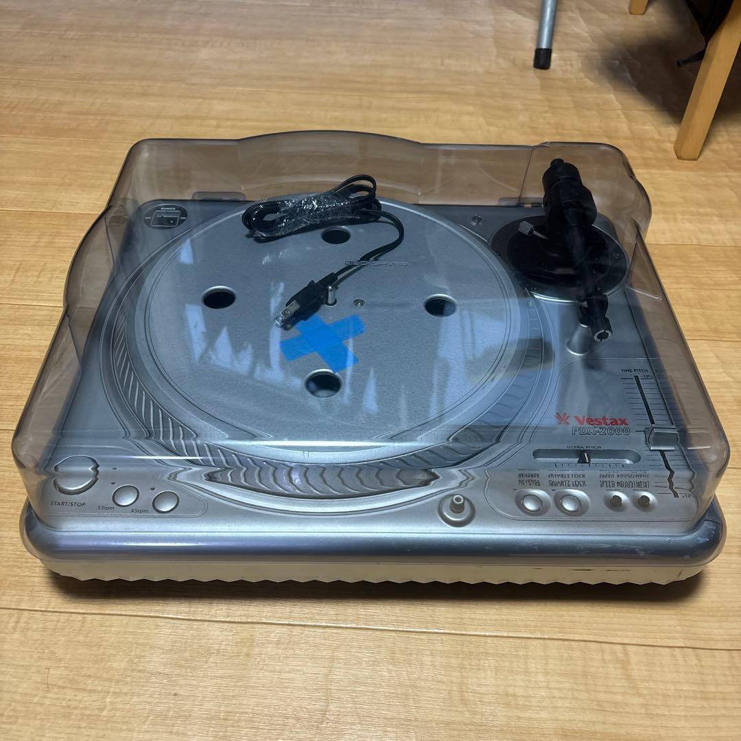 Vestax PDX-2000 1台+ジャンク1台+ダストカバー