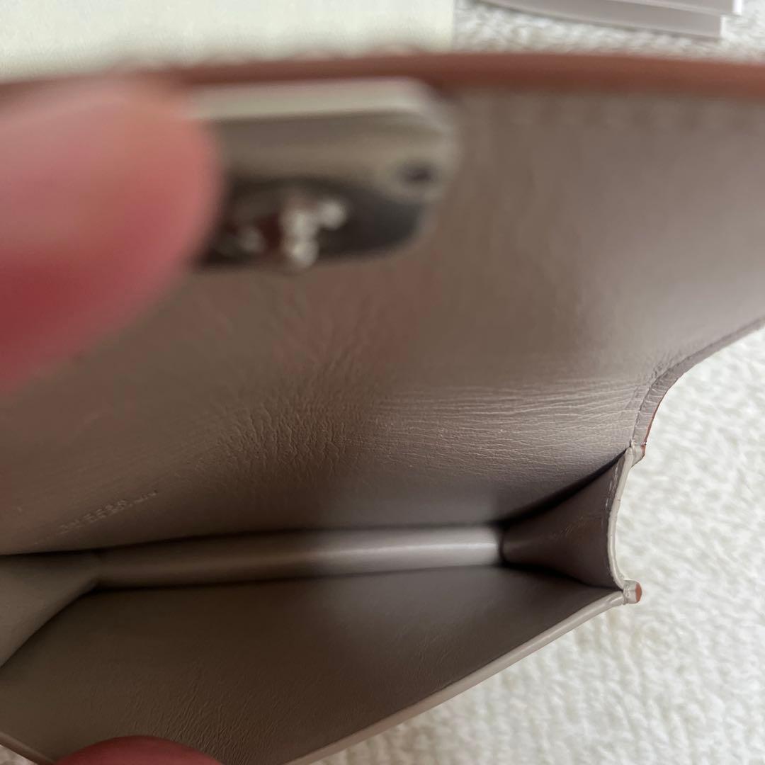 LOEWE グレー レザー 名刺入れ 保存袋付き