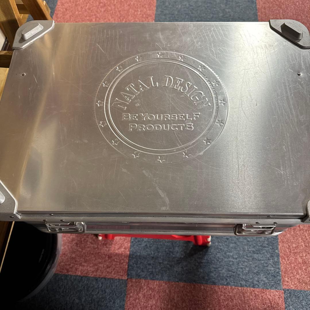 L DESIGN アルミコンテナ　アウトドアテーブル