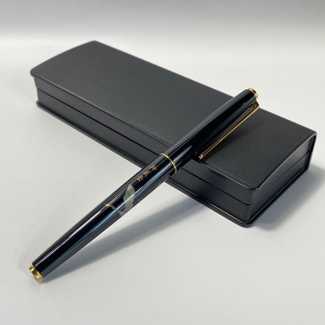 PILOT パイロット 蒔絵 万年筆 神友会 14K-585 ニブM 希少