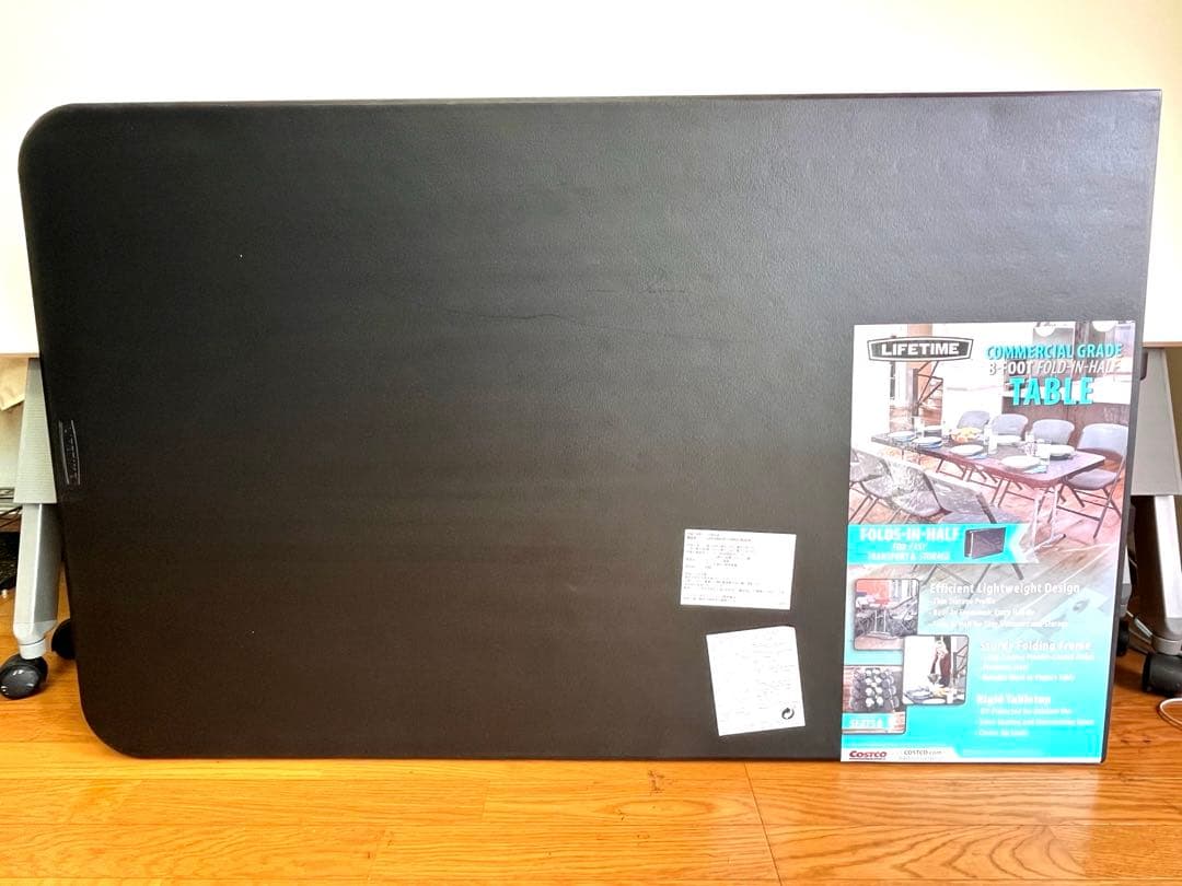 LIFETIMEライフタイム　折りたたみテーブル 8フィート約244cmブラック