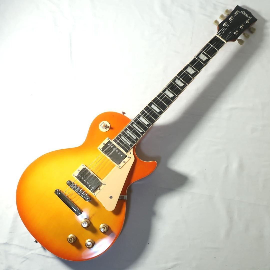美品 Maison レスポールタイプ エレキギター ハニーバースト