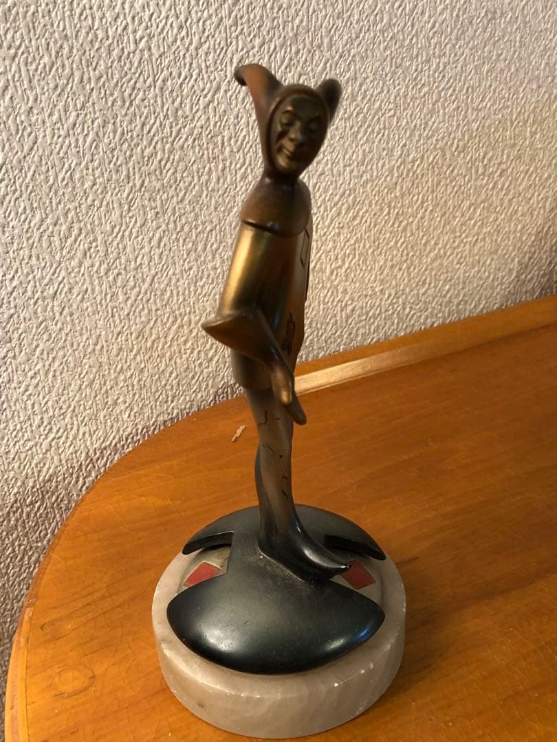 アンティーク　ハーレクイン　ジェスチャー　ツーフェイス　50s レトロ