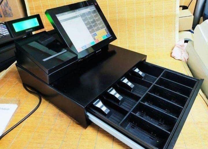 カシオレジスター　V-R200　タッチ操作設定無料Android　353505n