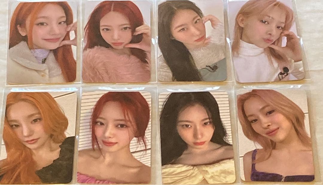 ゆりリリ　ITZY B R 各2セット