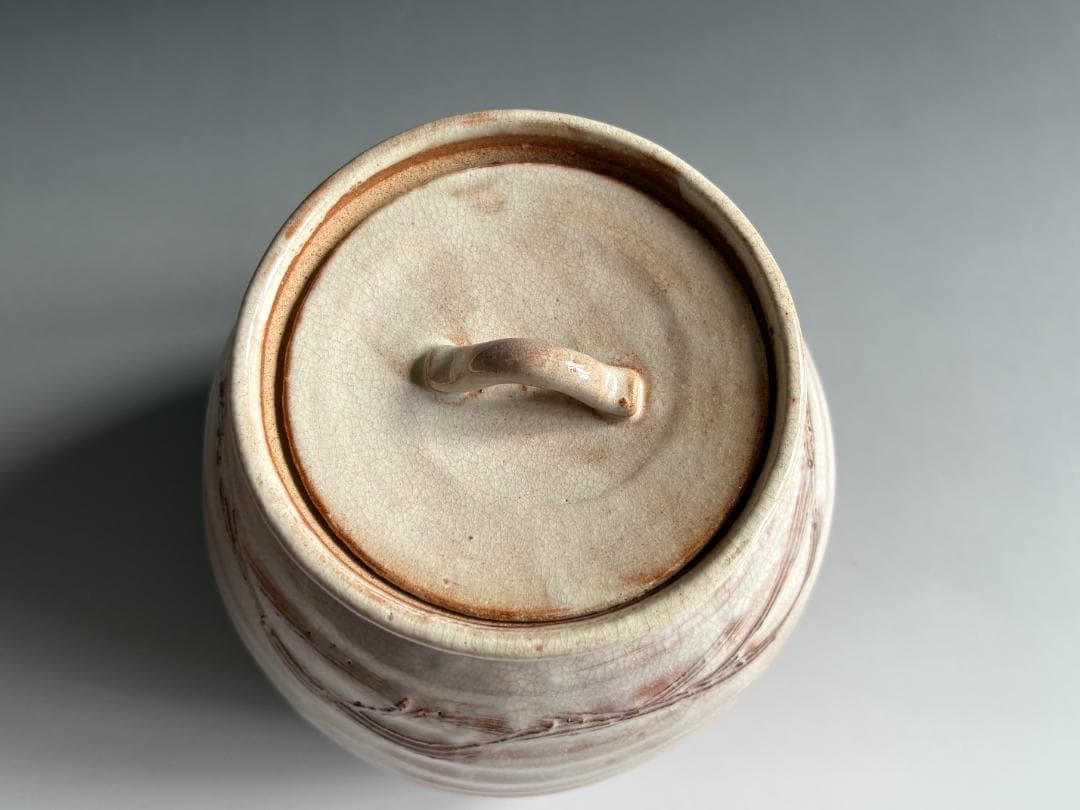 12代田原陶兵衛　萩焼　水指　即中斎書付　茶道具　表千家