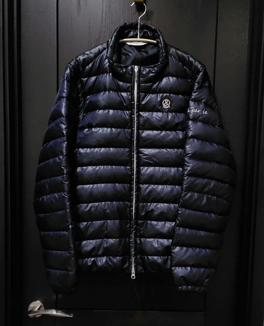 アンパスィ and per se ゴルフウェア ダウンブルゾン　ベスト　メンズМ