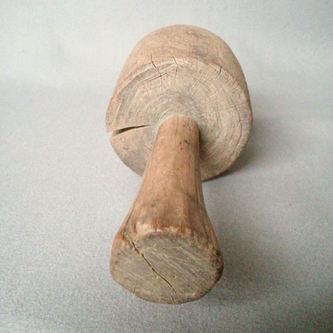 砧(きぬた)　木製　農具　道具　藁　作業道具　農業道具　叩き道具　農業