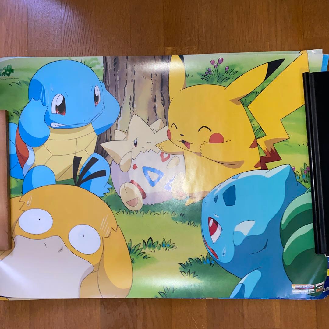 【未使用】ポケモン バンプレキャラポスター 当時物 6枚セット 非売品