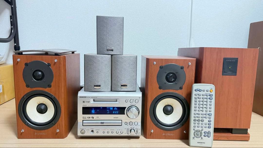 ONKYO CD・MD・カセットデッキ 5スピーカー