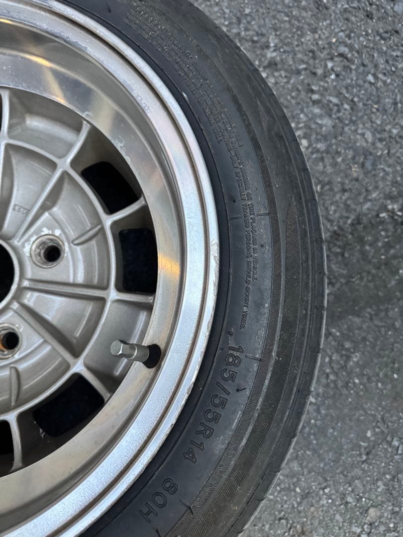 も*ー様 トスコホイール　8J-18.8J+-0　114.3 4H 4本セット