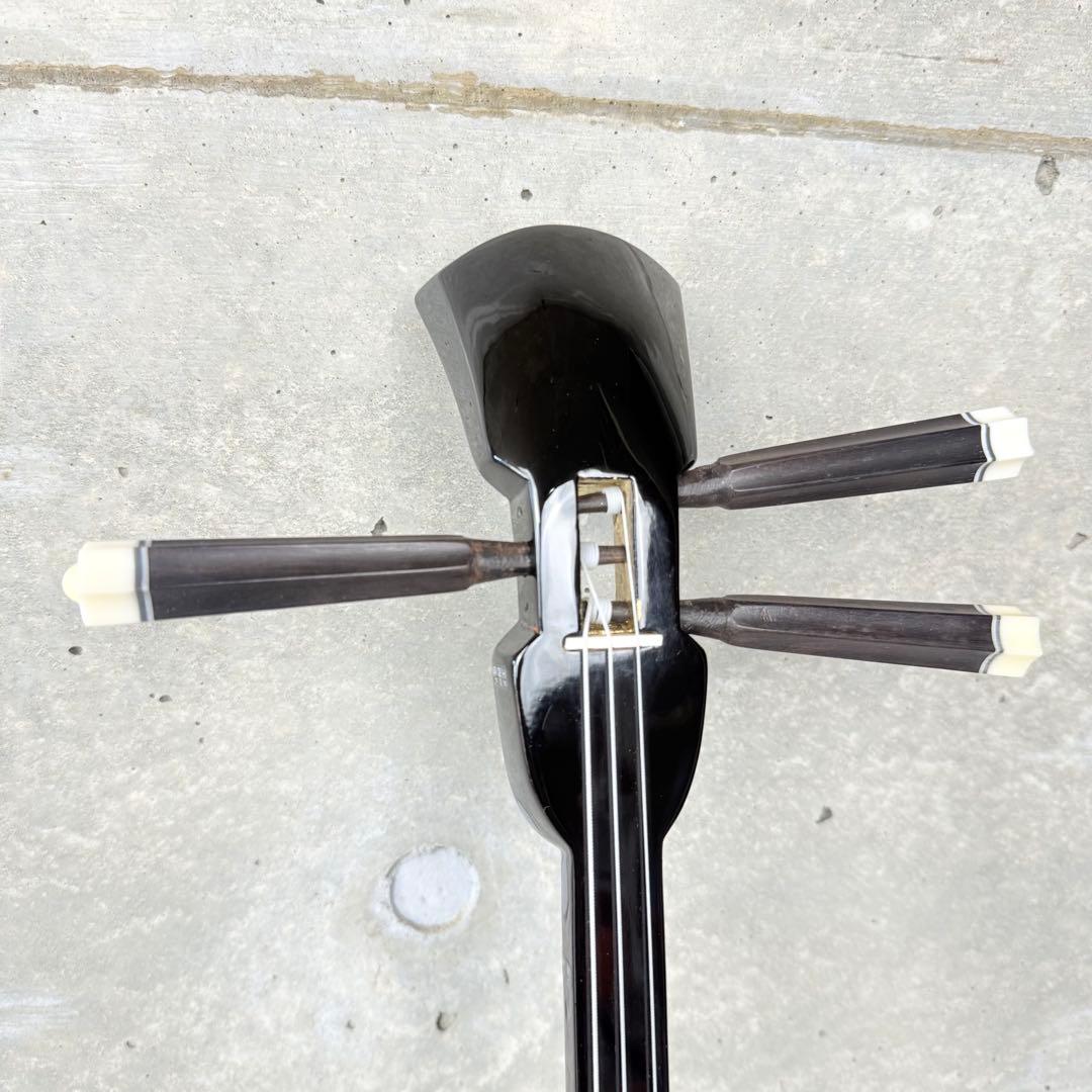 【美品！】 沖縄伝統楽器 三線 人口皮タイプ